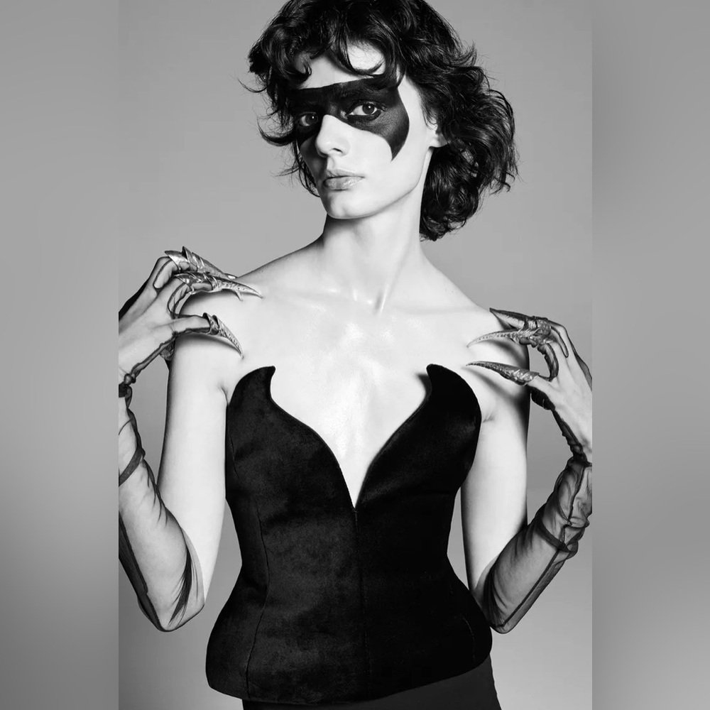 ZARA ZW COLLECTION BLACK VELVET CORSET TOP